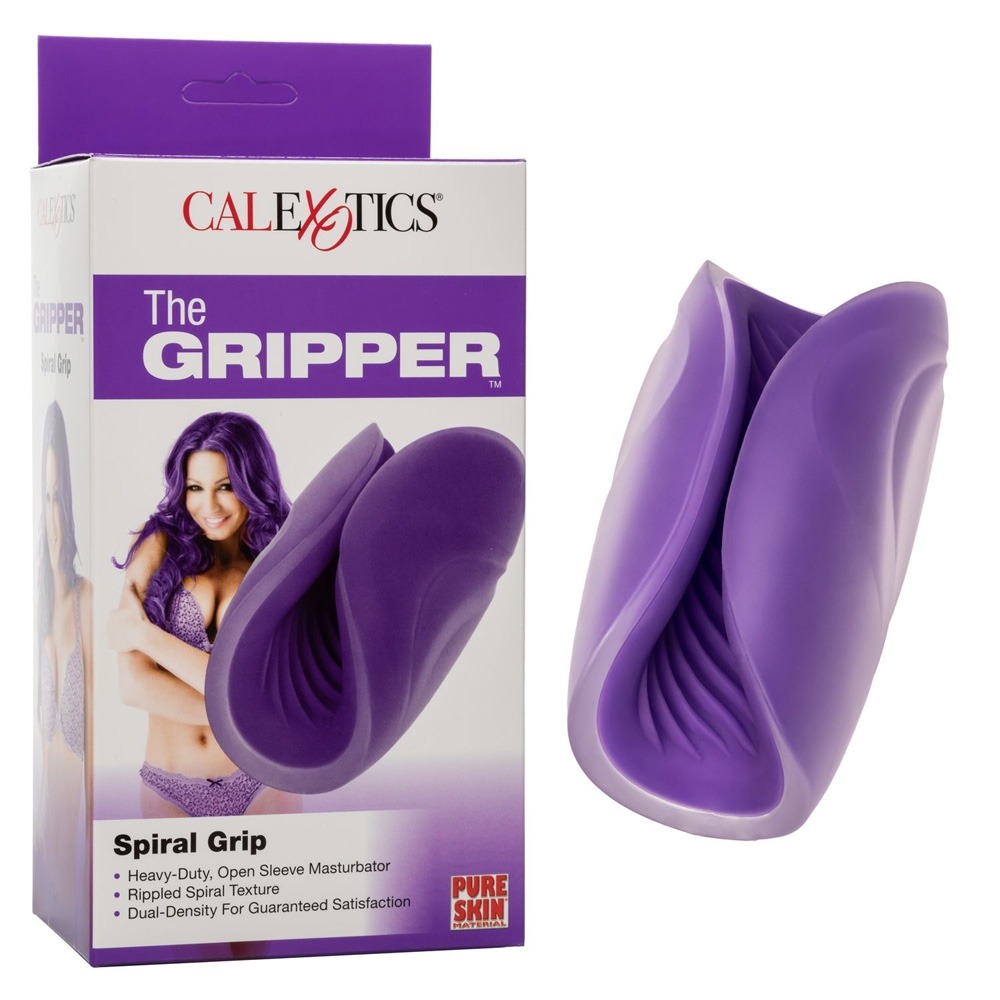 CalExotics The Gripper Spiral Grip open sleeve masturbator
