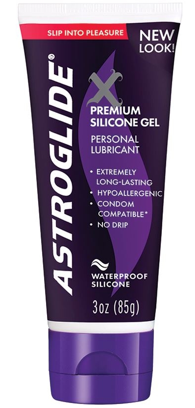 Astroglide Slip Into Pleasure silicone gel bottle