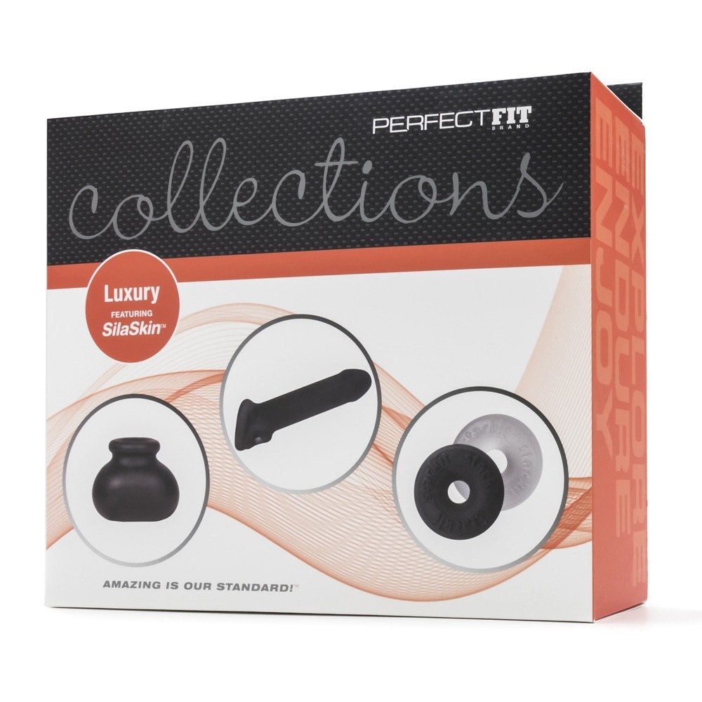 Perfect Fit Brand Collections Luxury Kit featuring SilaSkin Bull Bag, sheath and cock ring