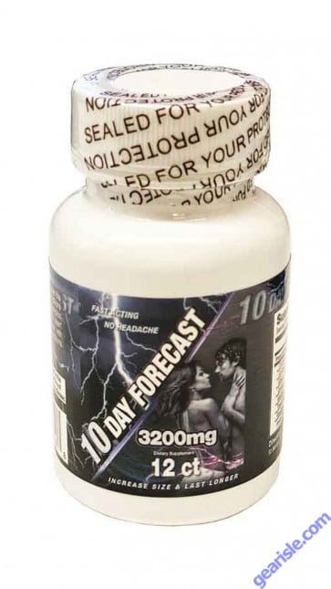 10 Day Forecast 3200mg Dietary Supplement 6 Pills Bottle
