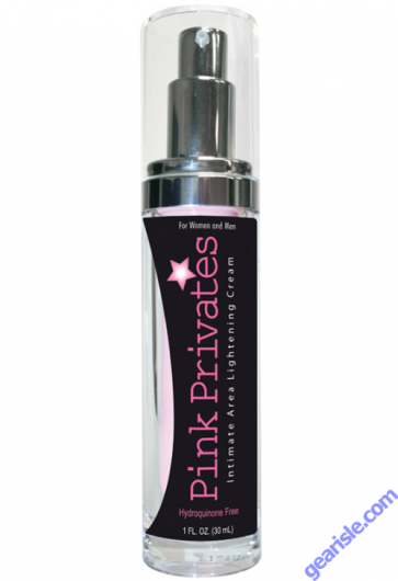 Pink Privates Lightening Cream 1 Oz Intimate Area Lightening Cream bottle