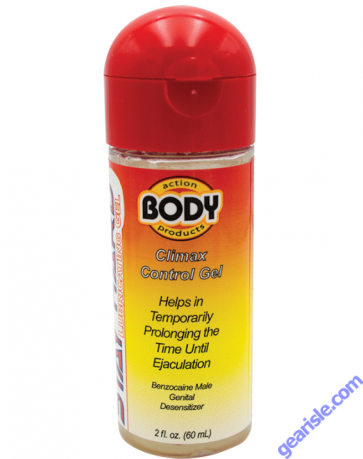 Body Action Stay Hard Climax Control Gel 2 Oz