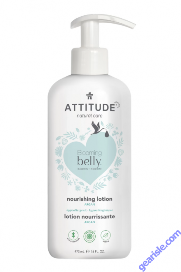 Blooming Belly Maternity Pregnancy Body Lotion Argan 16 fl oz Attitude