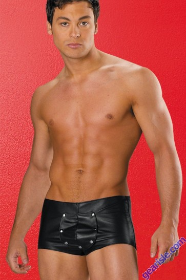 Leather Lycra Shorts 33-101