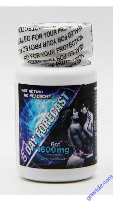 5 Day Forecast 1600mg Enhancement Supplement 6 Pills
