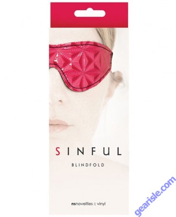 Sinful Red Blindfold by NS Novelties