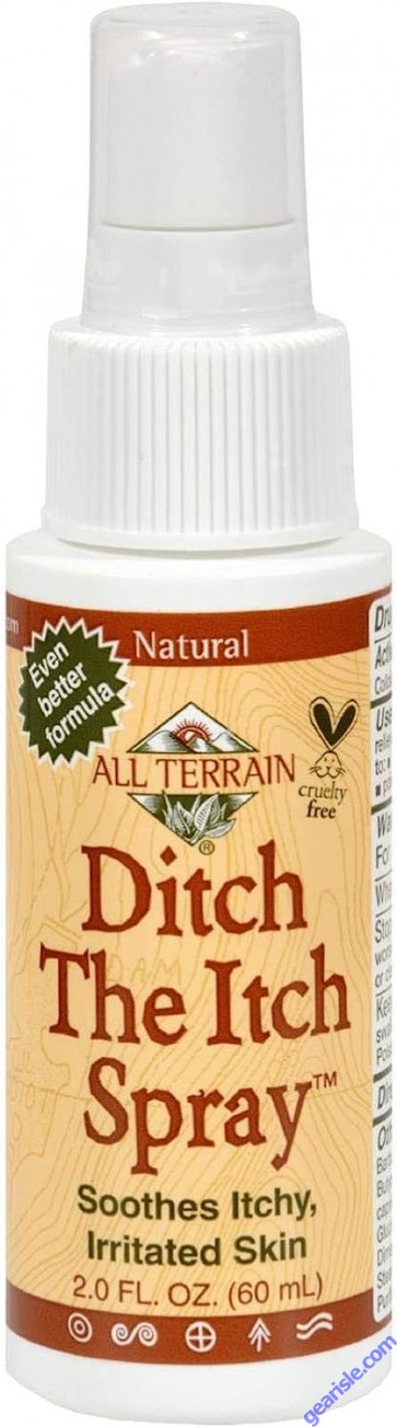 Ditch The Itch Spray 2 Oz Natural Ingredients All Terrain front