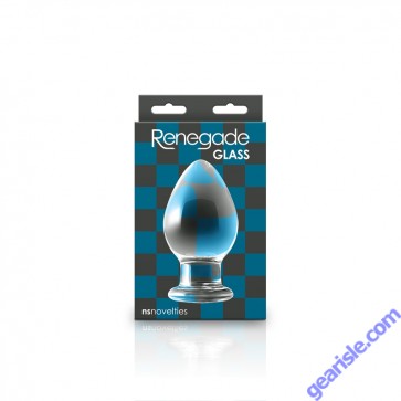 NS Novelties Renegade Glass Knight Clear box