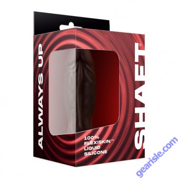 Shaft Realistically Shaped Bullet Vibrator Mahogany Silicone box