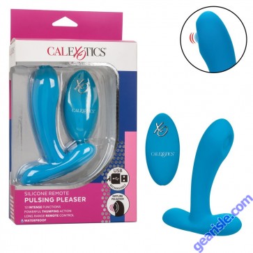 Silicone Remote Pulsing Pleaser CalExotics box