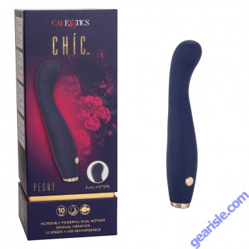 Calextotics Chic Peony Flexible Silicone Case Rechargeable Vibrator box