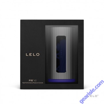 Lelo F1S V2X Blue Waterproof Masturbator Sleeve Bluetooth App box