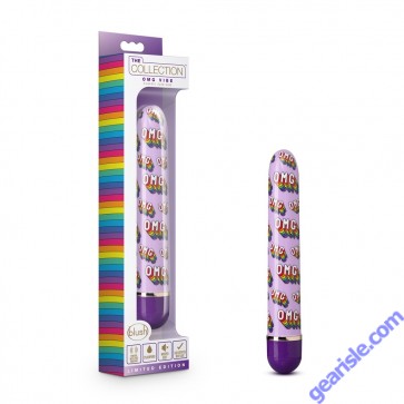 Blush The Collection Omg Vibe Purple Bullet Vibrator AA Batteries