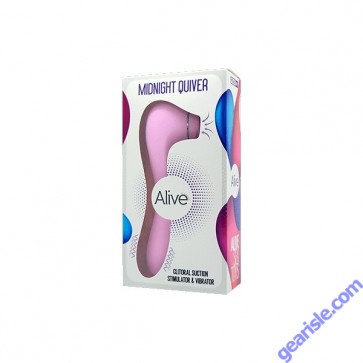 Adrien Lastic Alive Midnight Quiver Clitoral Suction Stimulator Pink box