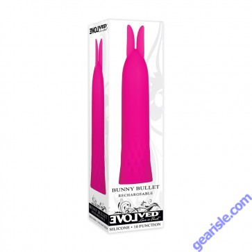Evolved Bunny Bullet Vibrator Rechargeable Waterproof Silicone box