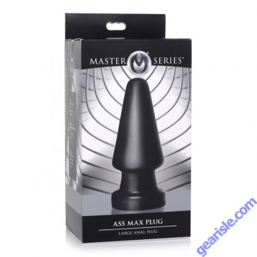 Master Series Ass Max Anal Plug Large 3 Inch Maximum Width box
