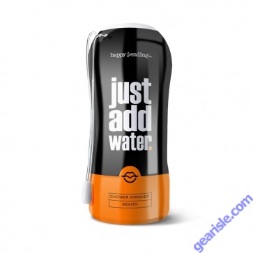 Happy Ending Just Add Water Shower Lifelike Mouth Stroker box