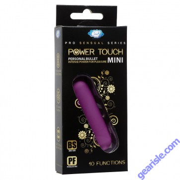 Cloud 9 Power Touch III Bullet Rechargeable Vibrator Plum box