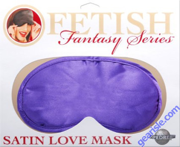 Satin Love Mask in Purple