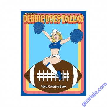 Debbie Does Dallas Adult Coloring Book Wood Rocket  Debbie Does Dallas Adult Coloring Book Wood Rocket