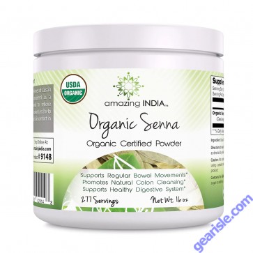 Amazing India Senna Powder for Digestive Health