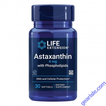Life Extension Astaxanthin with Phospholipids 4mg front