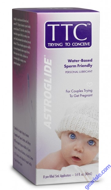 Astroglide Sperm Friendly Personal Lubricant 1.4 Oz 8 Piece