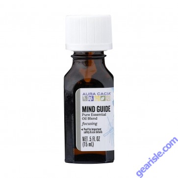 Aura Cacia Focusing Mind Guide Essential Oil Blend bottle