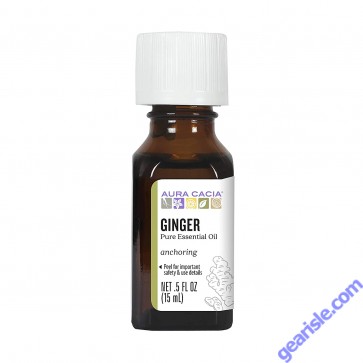 Aura Cacia Ginger Essential Oil bottle
