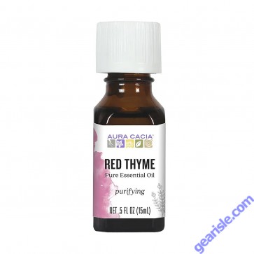 Aura Cacia Red Thyme Essential Oil Bottle
