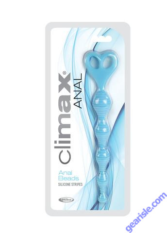 Anal Beads Silicone Stripes Climax
