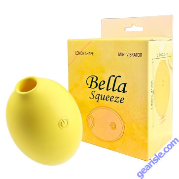 Bella Squeeze Lemon Shaped Mini Vibrator Box