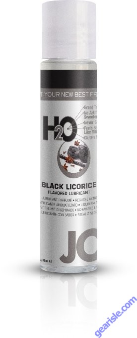 Jo H2O Black Licorice Flavered Lubricant 1 fl.oz/ 30ml Travel Size