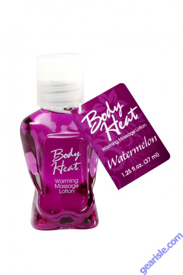 Body Heat Flavored Edible Warming Massage Oil Lotion Glide