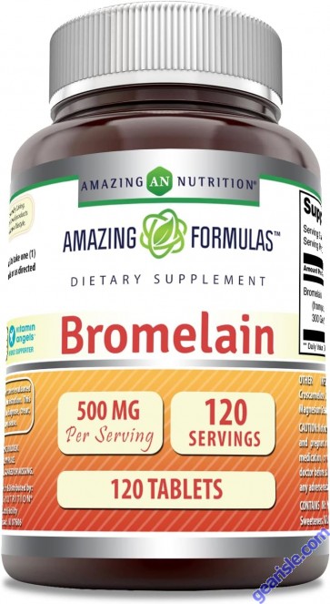 Bromelain 500mg 120 Tablets Digestion Support 