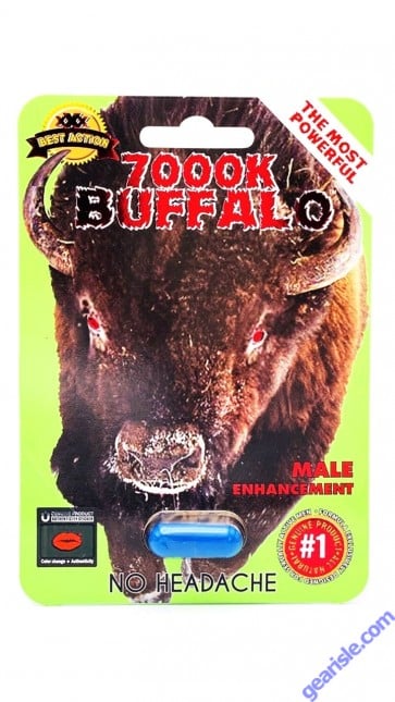 Buffalo 7000K Male Enhancement Blue Pills