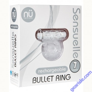 Sensuelle Bullet Ring Clear