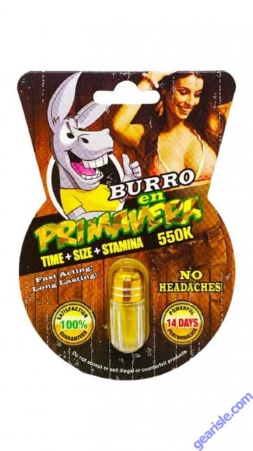 Burro 550K Male Enhancement Gold Pills