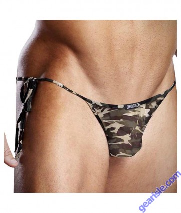 Pro Mesh Camo Side Tie Bikini Blueline BLM009