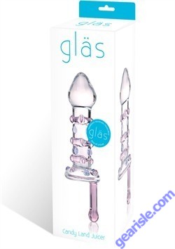 Glas Candy Land Juicer Dildo Swirly Extra Stimulation