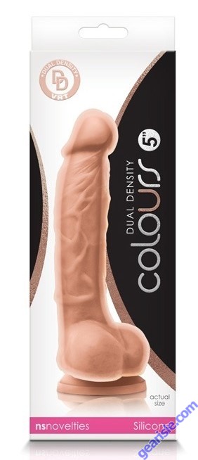 Colours Dual Density 5" Dildo White Cock Colours Dual Density 5" Dildo White Cock