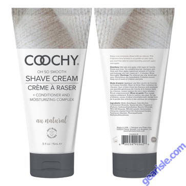Coochy Shave Cream-Au Natural 0.5 fl oz