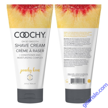 Coochy Shave Cream-Peachy Keen 0.5 fl oz