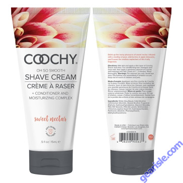 Coochy Sweet Nectar Shave Cream Travel Size 0.5 fl oz