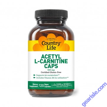 Country Life Acetyl L-Carnitine Bottle