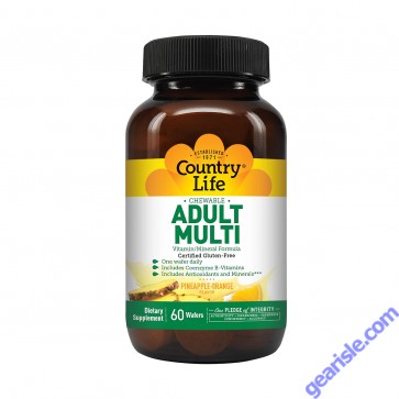 Country Life Chewable Multivitamin 60 Wafers