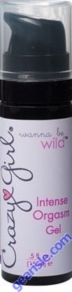 Crazy Girl Intense Orgasm Gel Classic Erotica Wanna Be Wild 0.5 oz