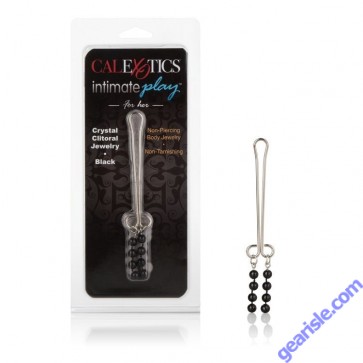 Crystal Clitoral Jewelry Black Intimate play for her Crystal Clitoral Jewelry Black Intimate play for her