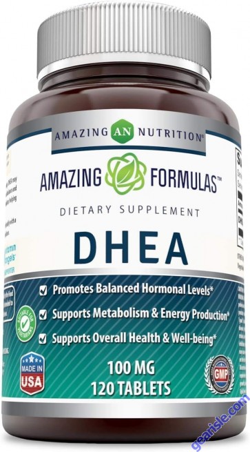 DHEA Dietary Supplement 100 Mg 120 Tablets
