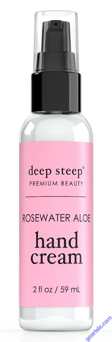 Vegan Rosewater Aloe Hand Cream 2 Oz Deep Steep Premium Beauty